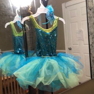 Girls dance costume